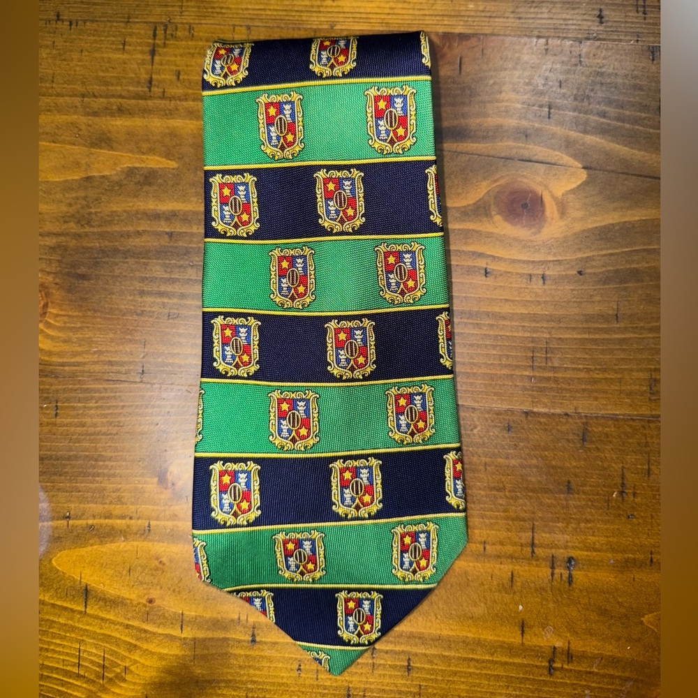 Vintage Tommy Hilfiger Striped Tie with a crest‎ logo